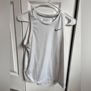 White Nike dri fit tank top!